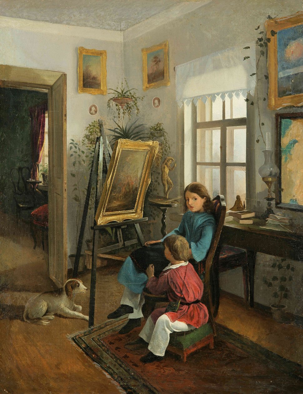 Nelle stanze della tenuta da Ivan Khrutsky