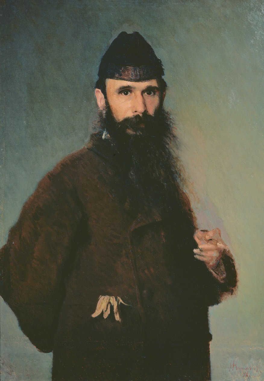 Ritratto di Alexander Litovtchenko (1835-90), 1878 da Ivan Nikolaevich Kramskoy