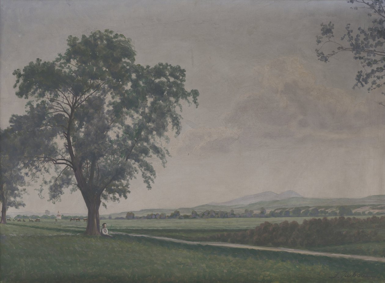 Paesaggio vicino al villaggio di Pribovce da Ivan Zabota