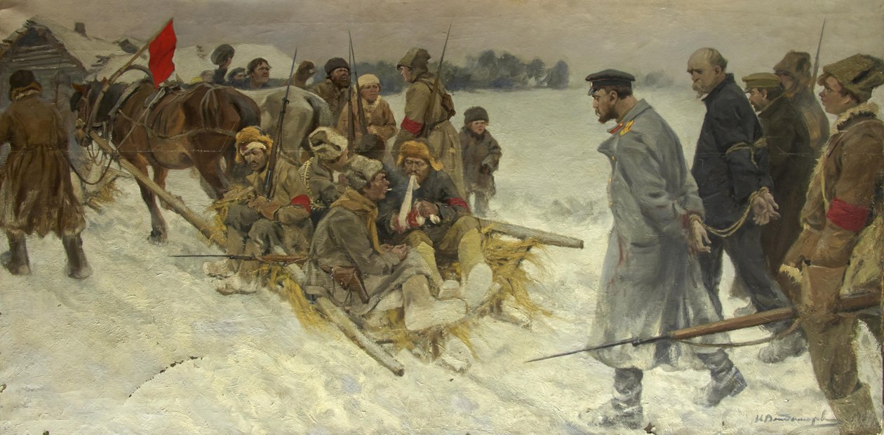 Cattura le spie della Guardia Bianca da Ivan Alexeyevich Vladimirov