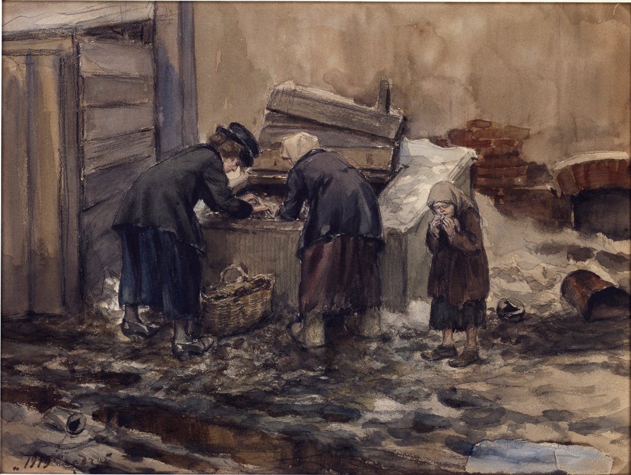 Anni di fame a Pietrogrado di Vladimirov, Ivan Alexeyevich (1869-1947) da Ivan Alexeyevich Vladimirov