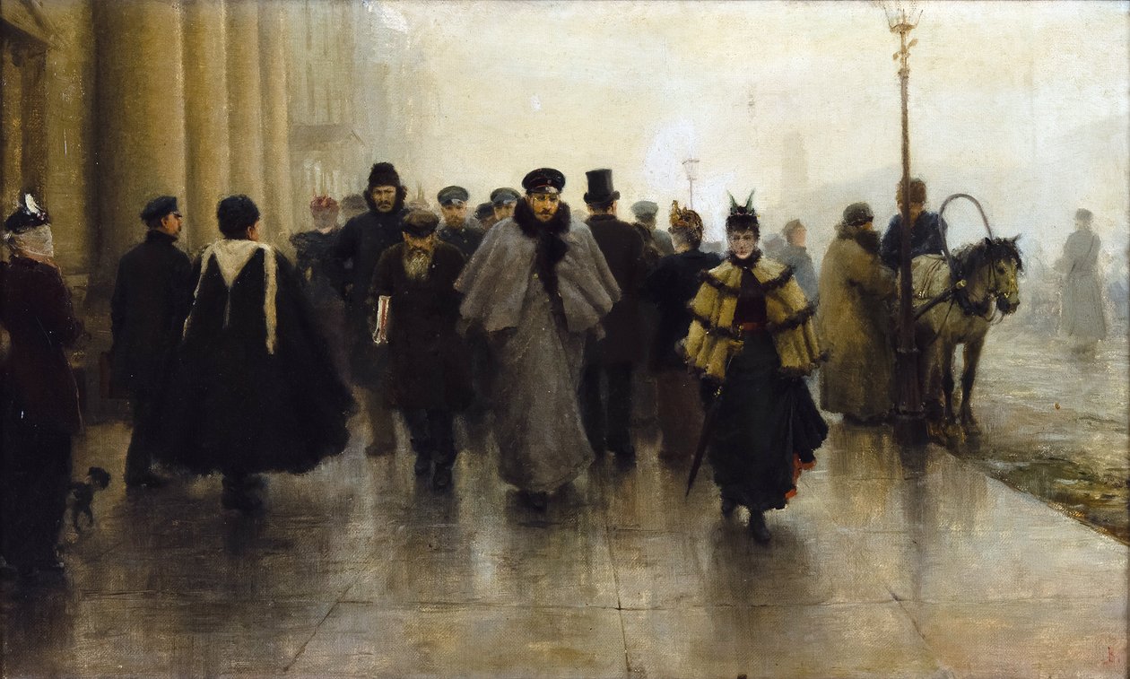 La prospettiva Nevsky da Ivan Alexeyevich Vladimirov