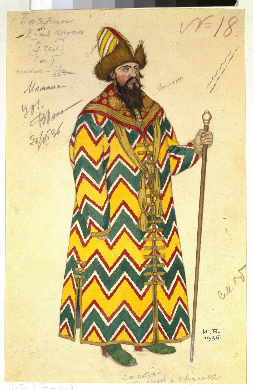 Boyard. Costume per l