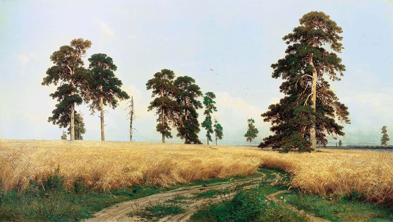 Campo di segale da Ivan Ivanovich Shishkin