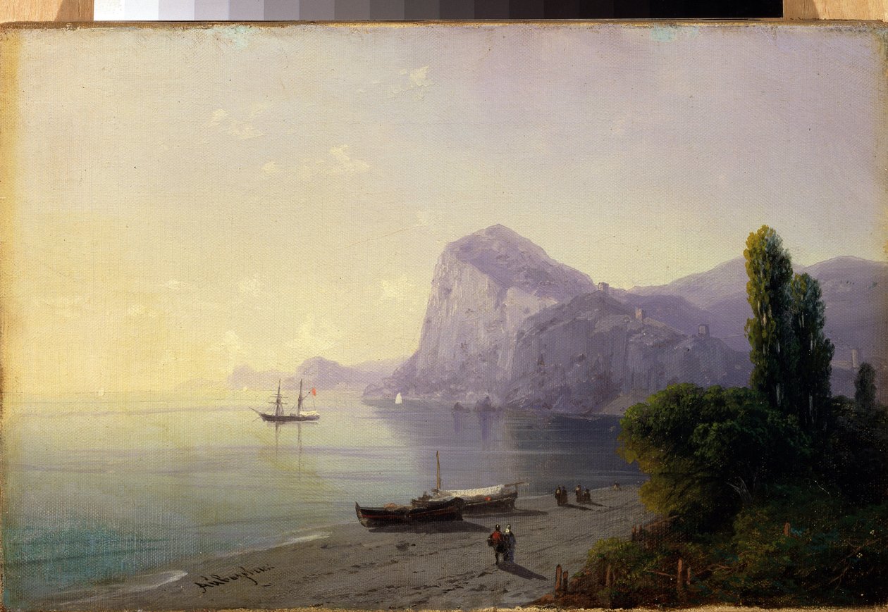 La fortezza di Sudak da Ivan Konstantinovich Aivazovsky