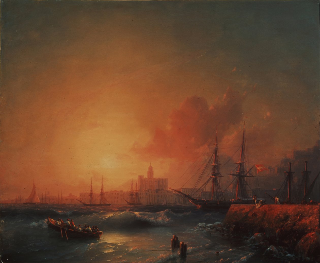 Malaga, 1854 da Ivan Konstantinovich Aivazovsky