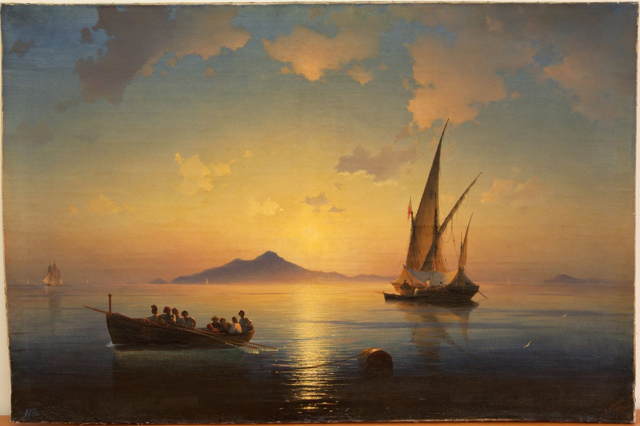 La baia di Napoli da Ivan Konstantinovich Aivazovsky