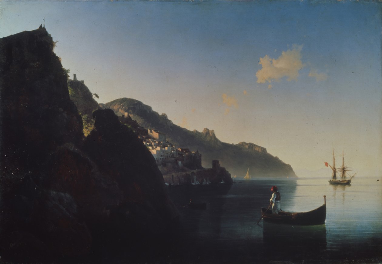 La costa vicino ad Amalfi, 1841 da Ivan Konstantinovich Aivazovsky