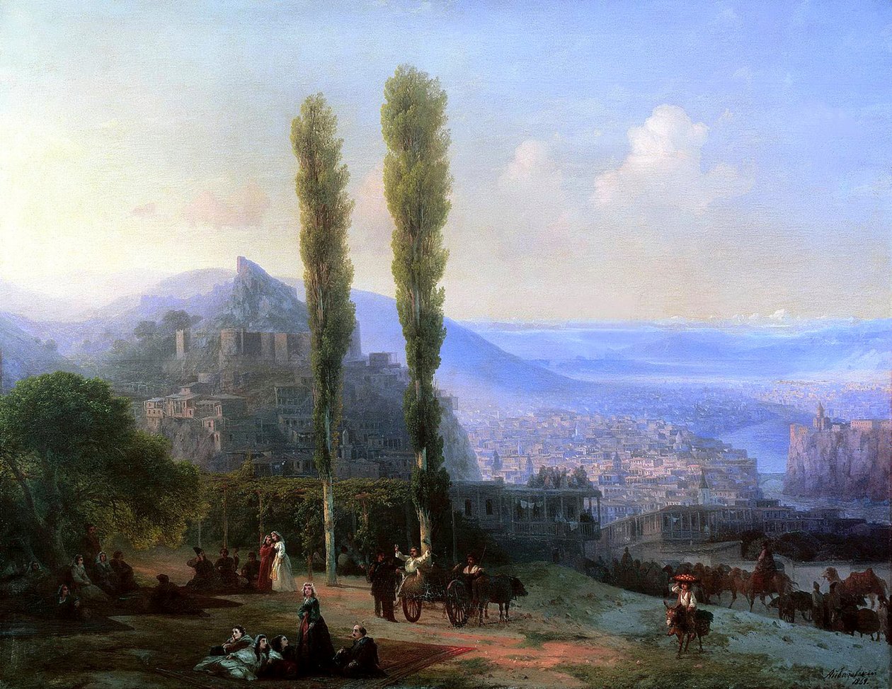 Veduta di Tiflis da Ivan Konstantinovich Aivazovsky