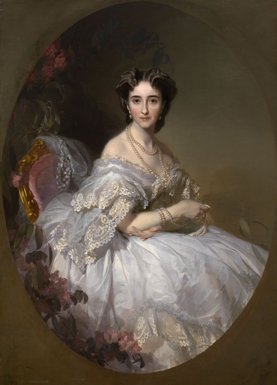 Ritratto di Anastasia Ushakova, nata Koni 1824-1902 da Ivan Kosmich Makarov