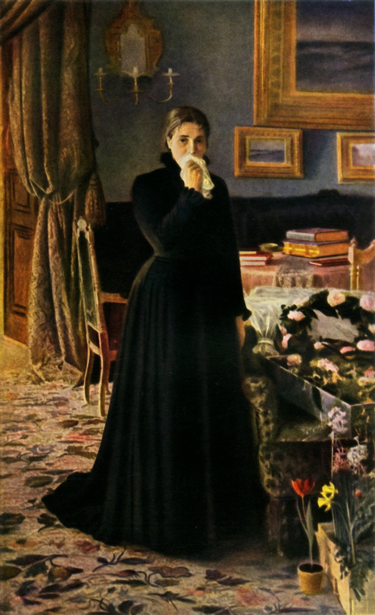 Dolore inconsolabile, 1884, 1965 da Ivan Kramskoy