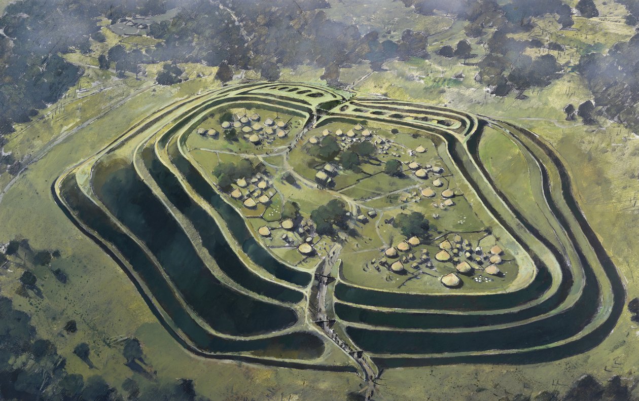 Il vecchio forte della collina di Oswestry da Ivan Lapper