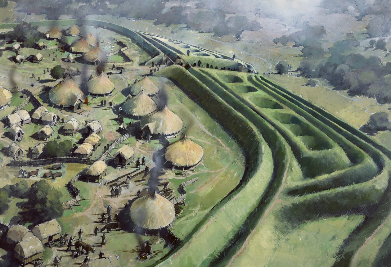 Il vecchio forte della collina di Oswestry da Ivan Lapper