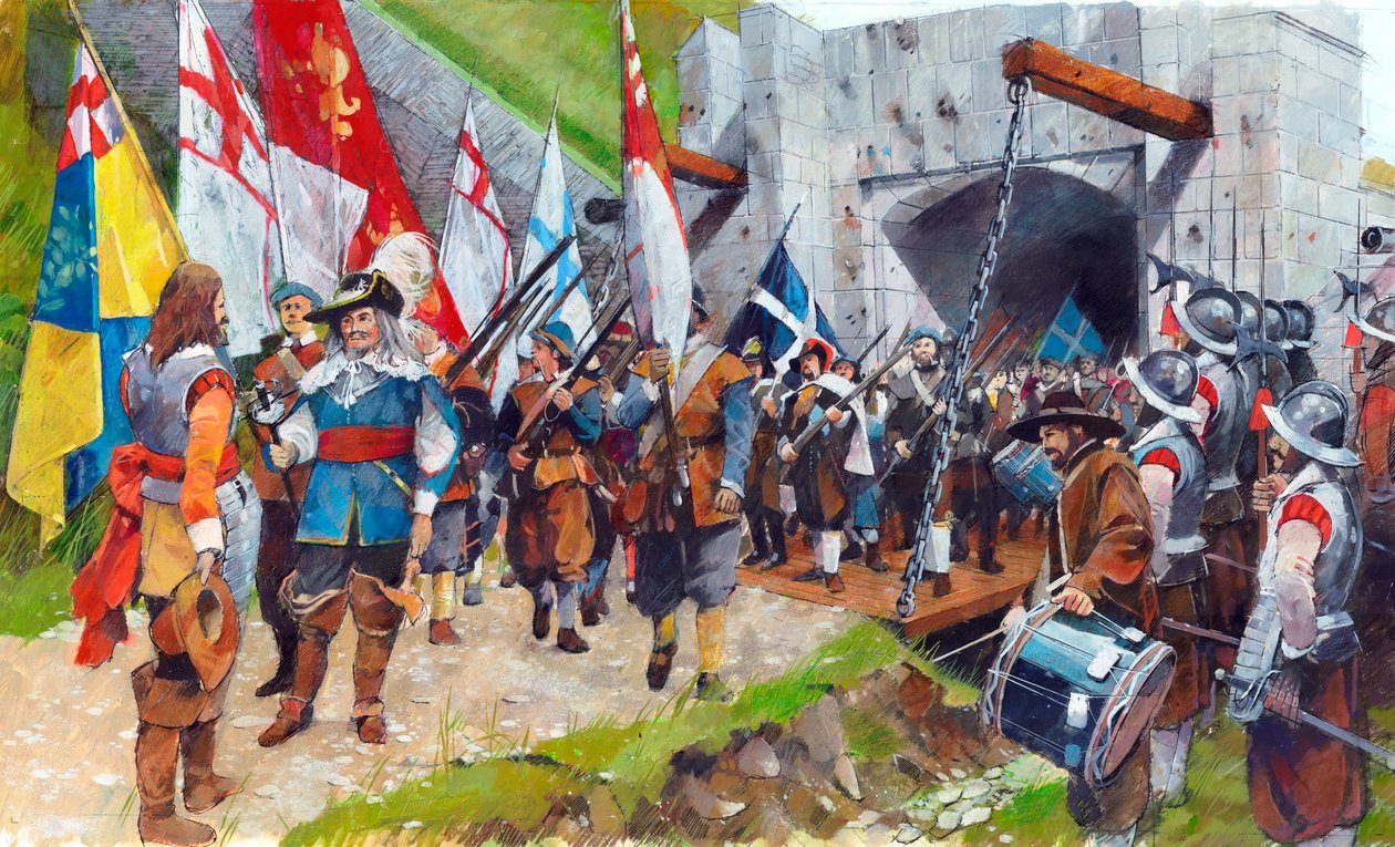 Castello di Pendennis, Cornovaglia. 17 agosto 1646 da Ivan Lapper
