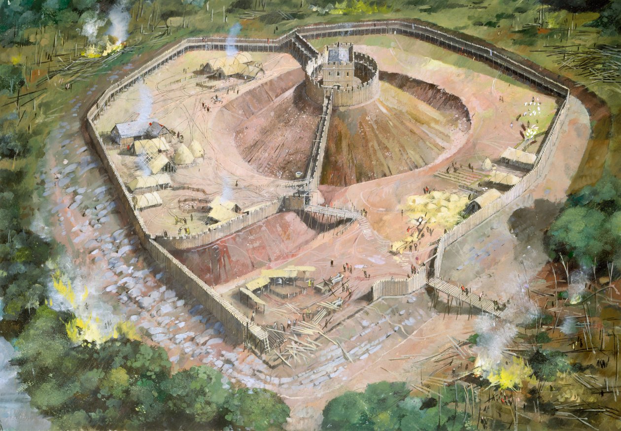 Castello di Pickering, 12° secolo, c. 1990-2010 da Ivan Lapper