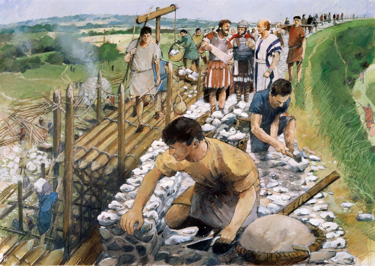 Mura della città romana di Silchester, II secolo, 1990-2010 da Ivan Lapper