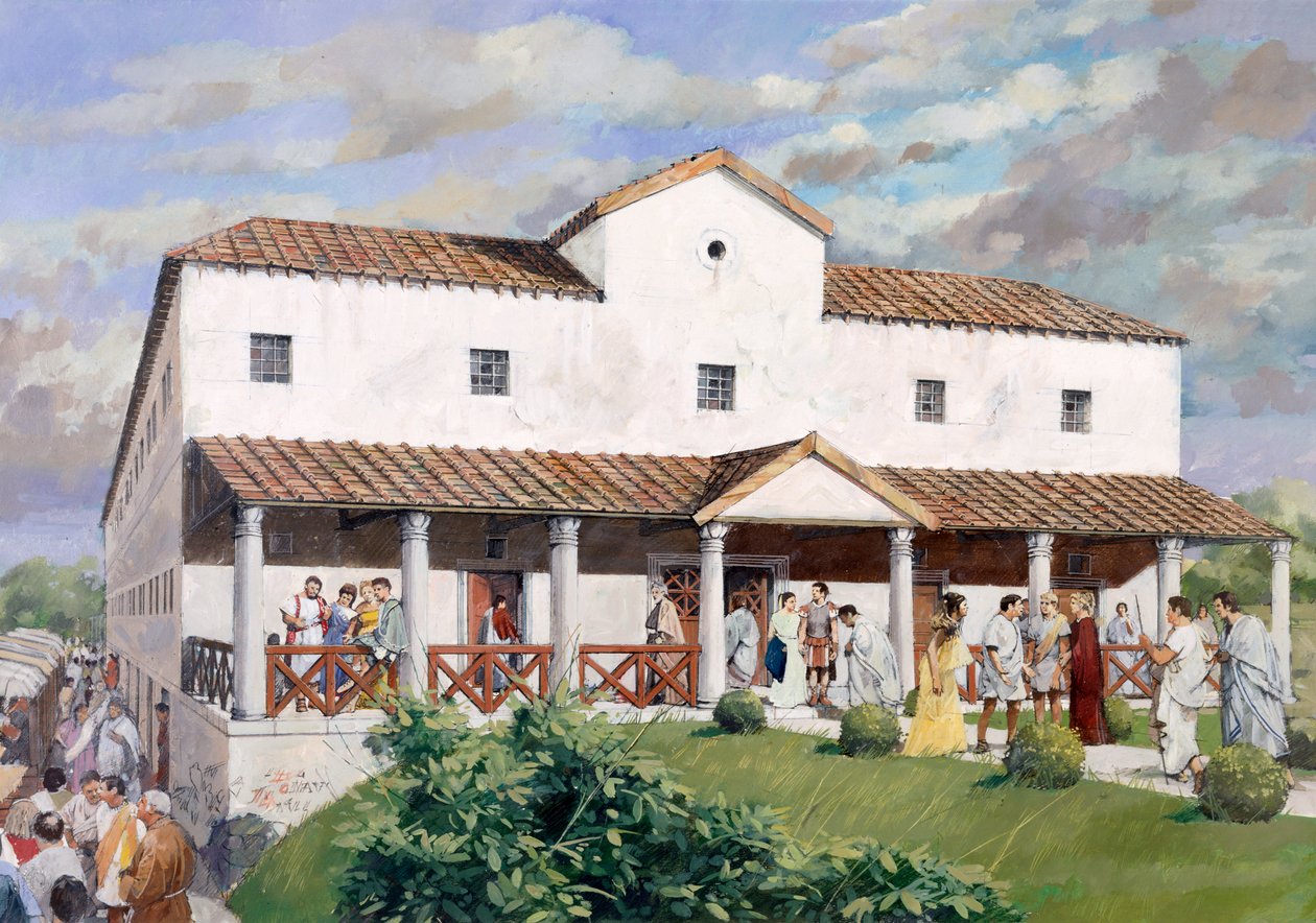 Sito romano di Wall, Letocetum, II secolo, 1990-2010 da Ivan Lapper