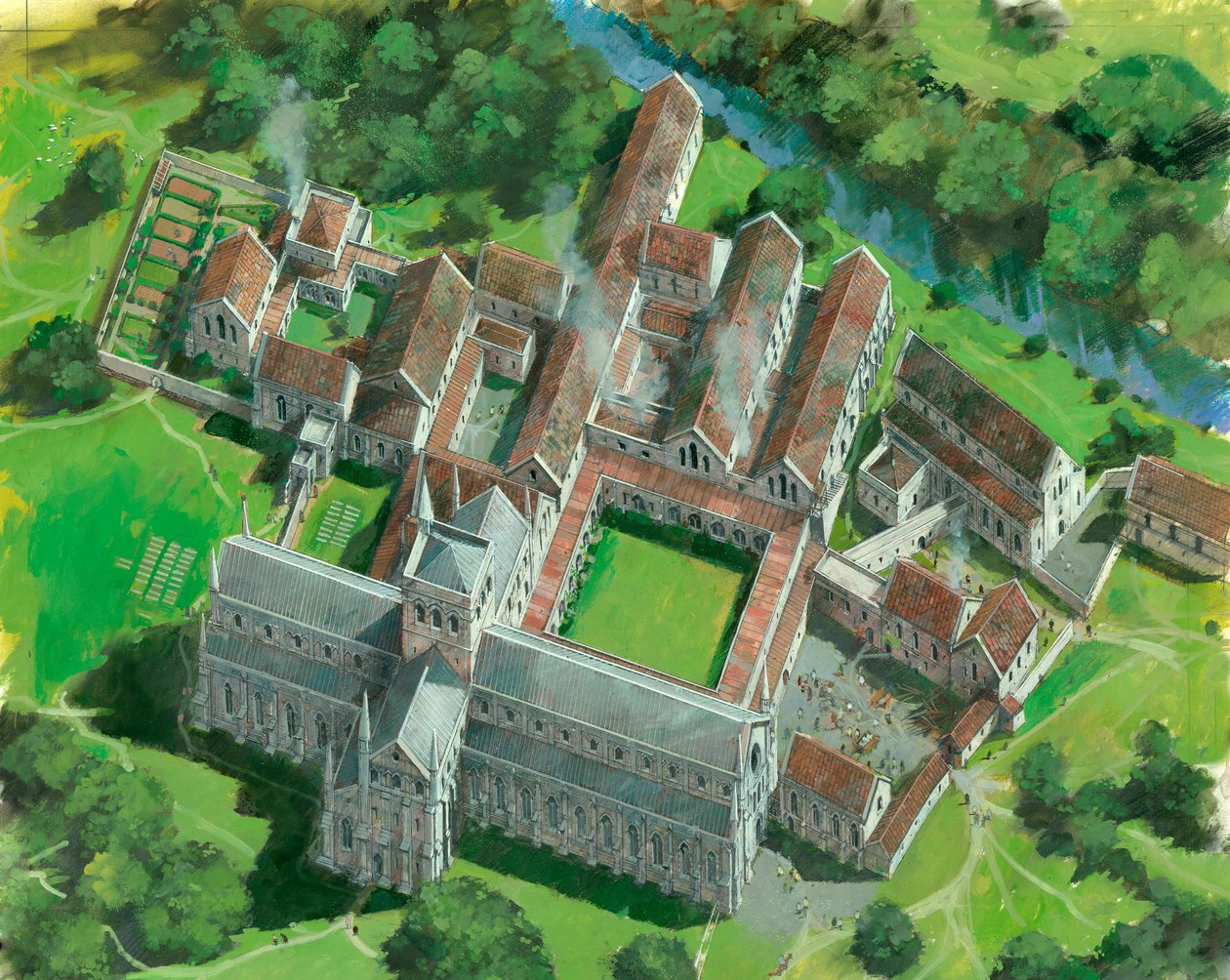 Abbazia di Waverley, Farnham, Surrey da Ivan Lapper