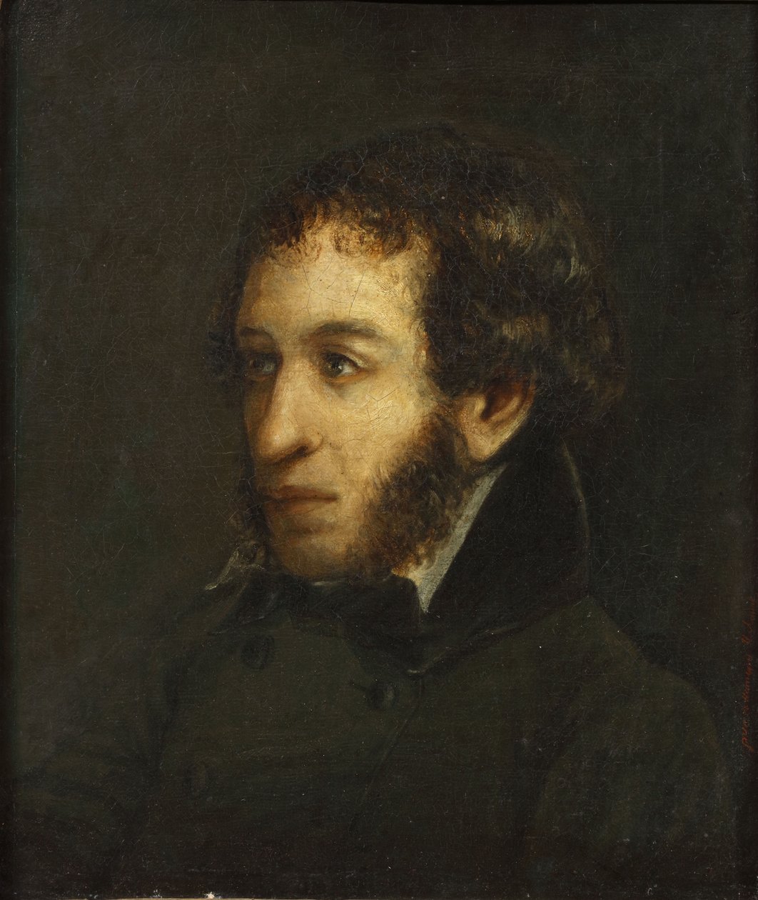 Ultimo ritratto del poeta Alexander Sergeyevich Pushkin, 1837 da Ivan Loginovich Linev