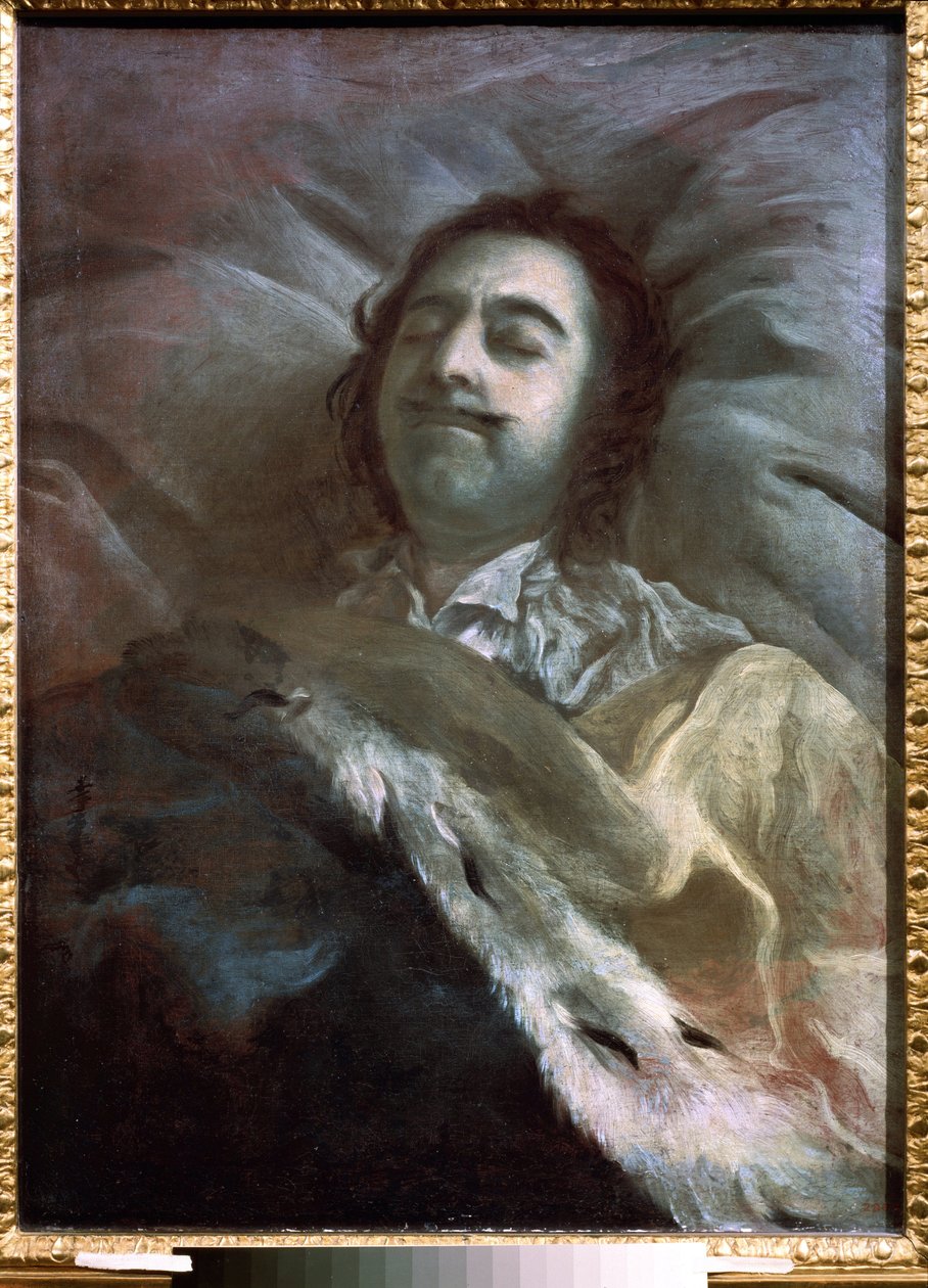 Pietro I il Grande sul letto di morte da Ivan Nikitich Nikitin