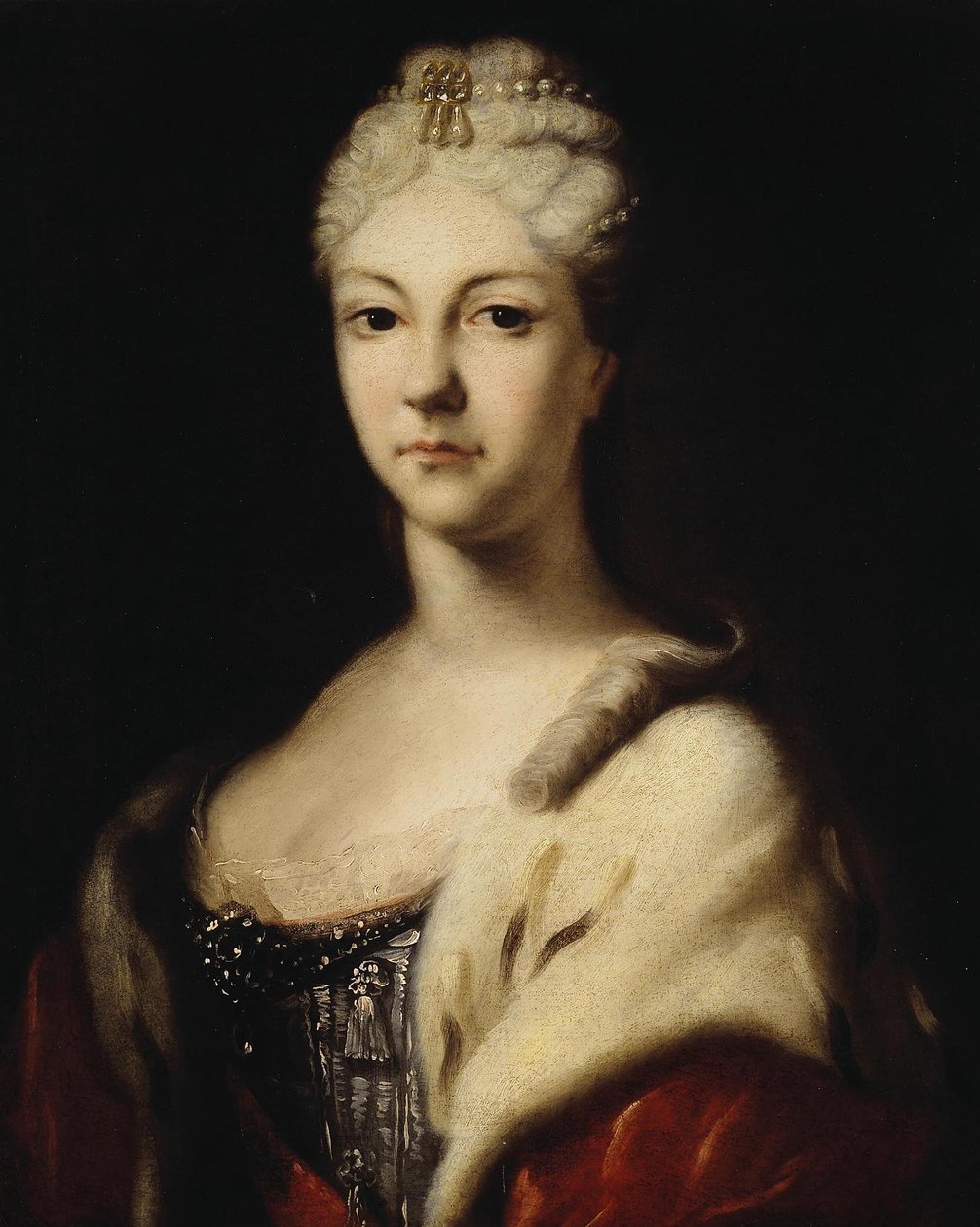 Ritratto di Tsarevna Natalia Alexeyevna da Ivan Nikitich Nikitin