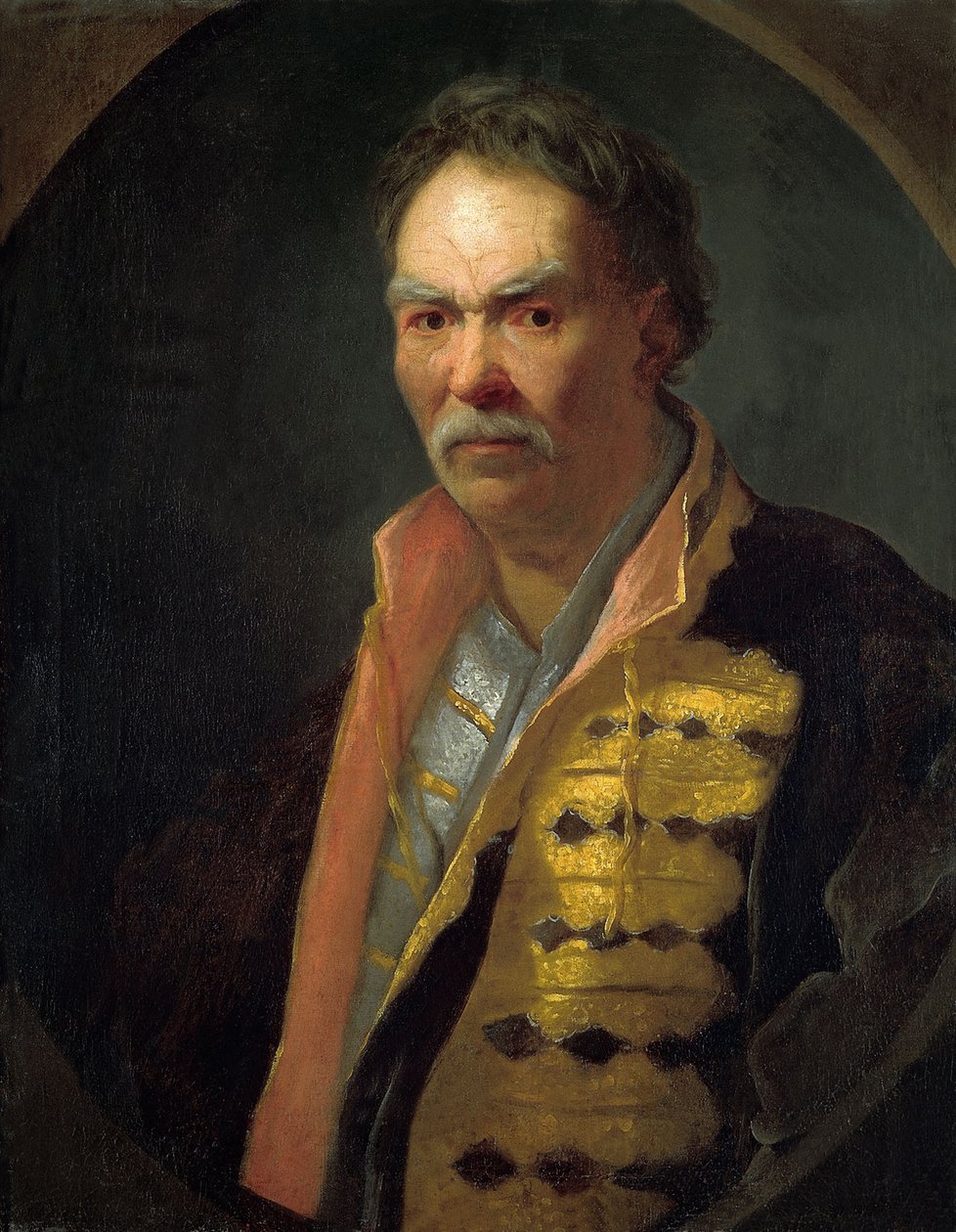 Ritratto di un Hetman Ivan Mazepa, anni 1720 da Ivan Nikitich Nikitin