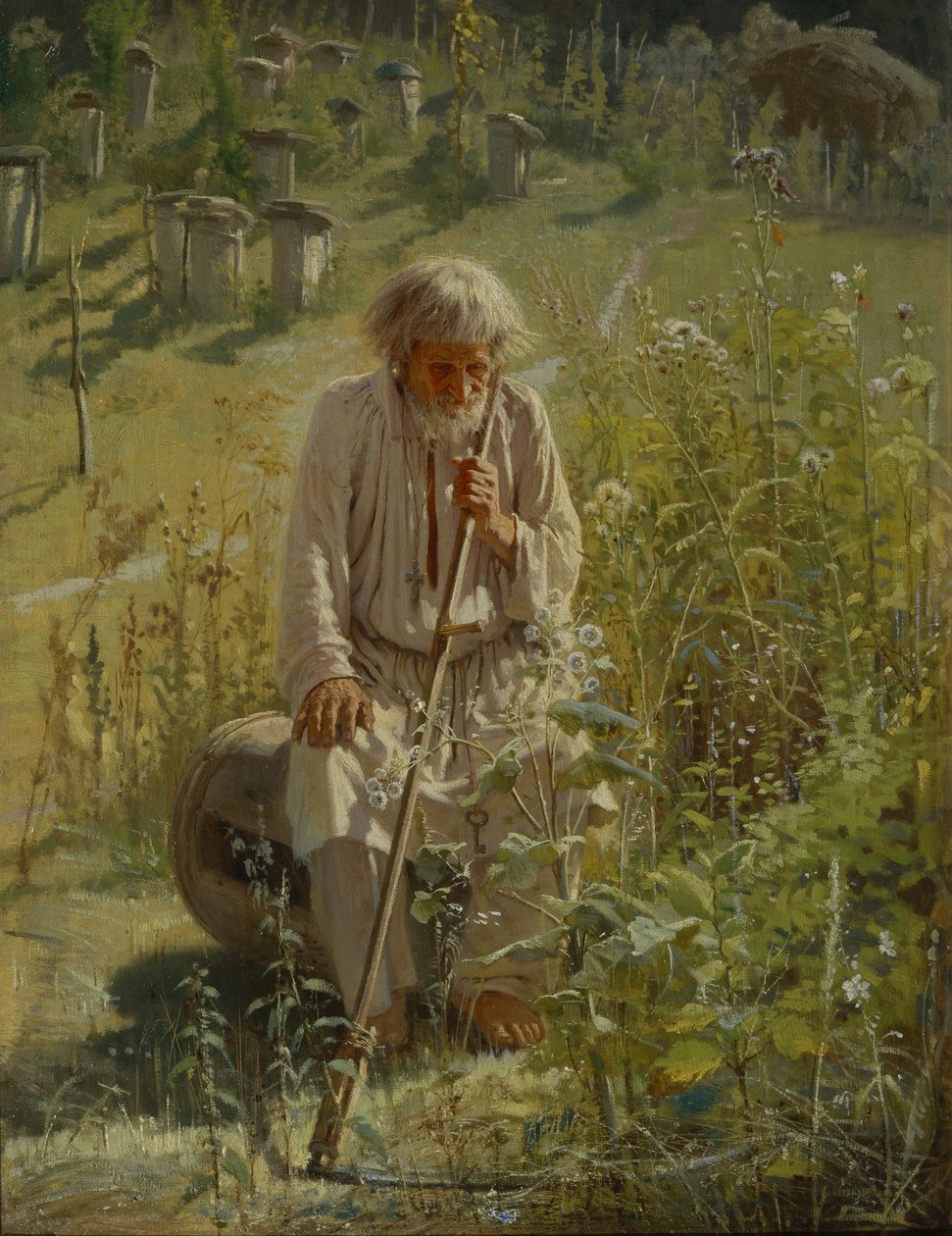 Apicoltore, 1872 da Ivan Nikolaevich Kramskoy