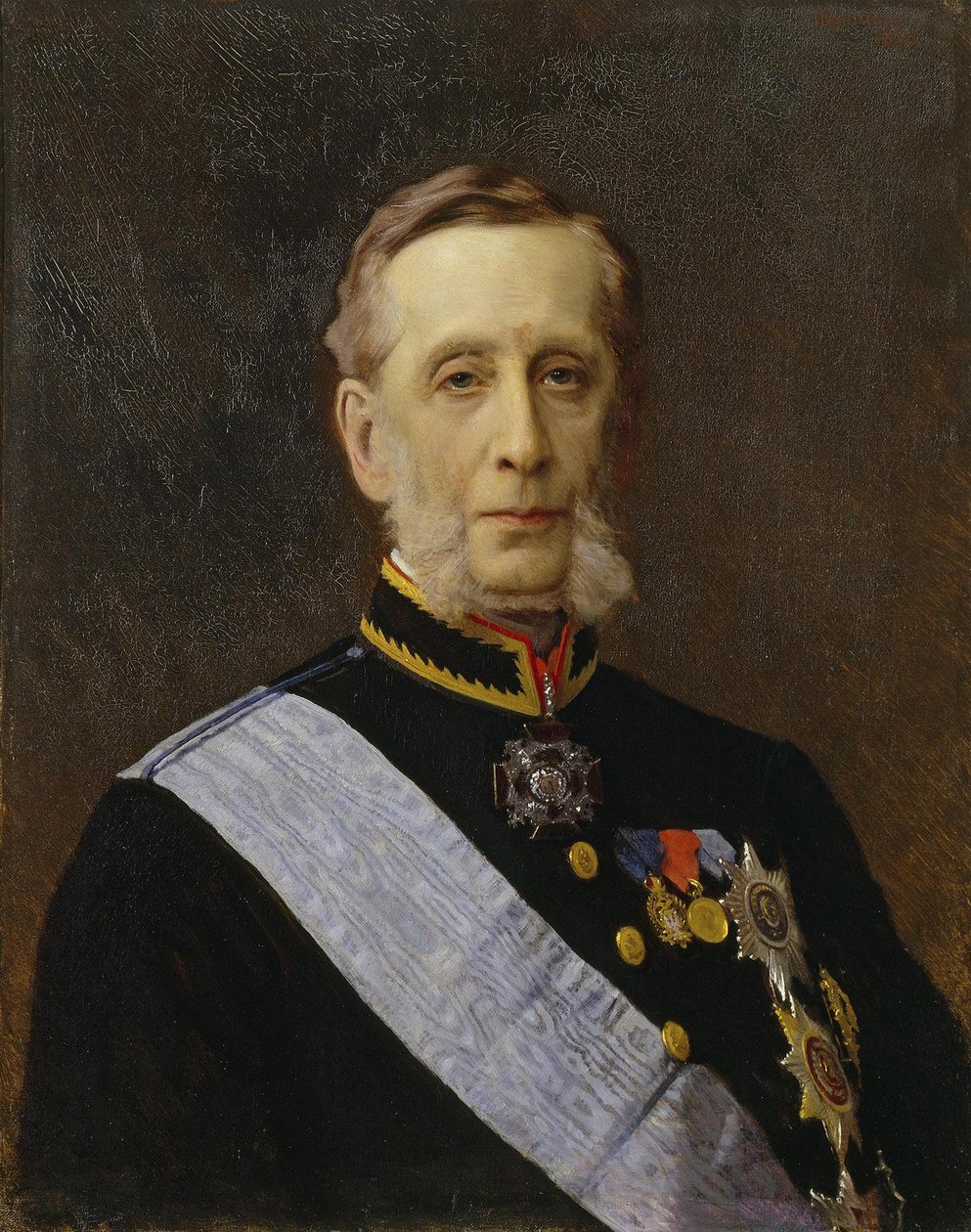 Ritratto del conte Pyotr Alexandrovich Valuyev 1815-1890, 1880 da Ivan Nikolaevich Kramskoy
