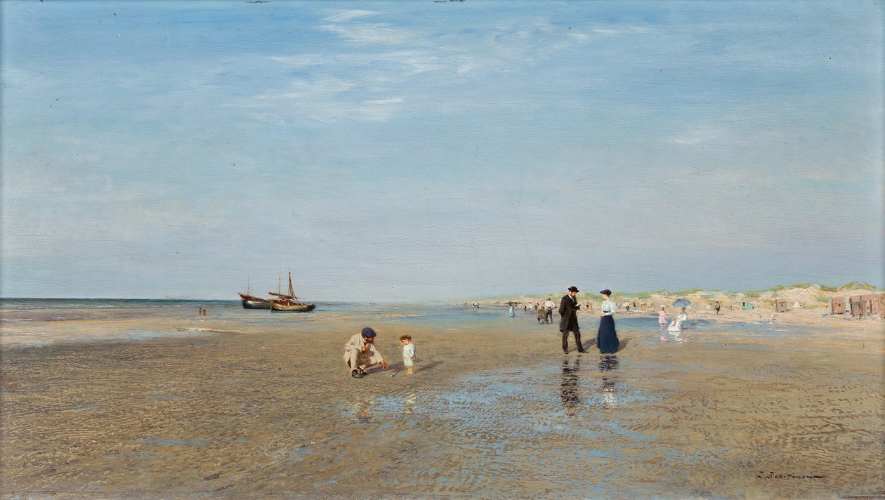 In spiaggia; Sur la plage da Ivan Pavlovich Pokhitonov