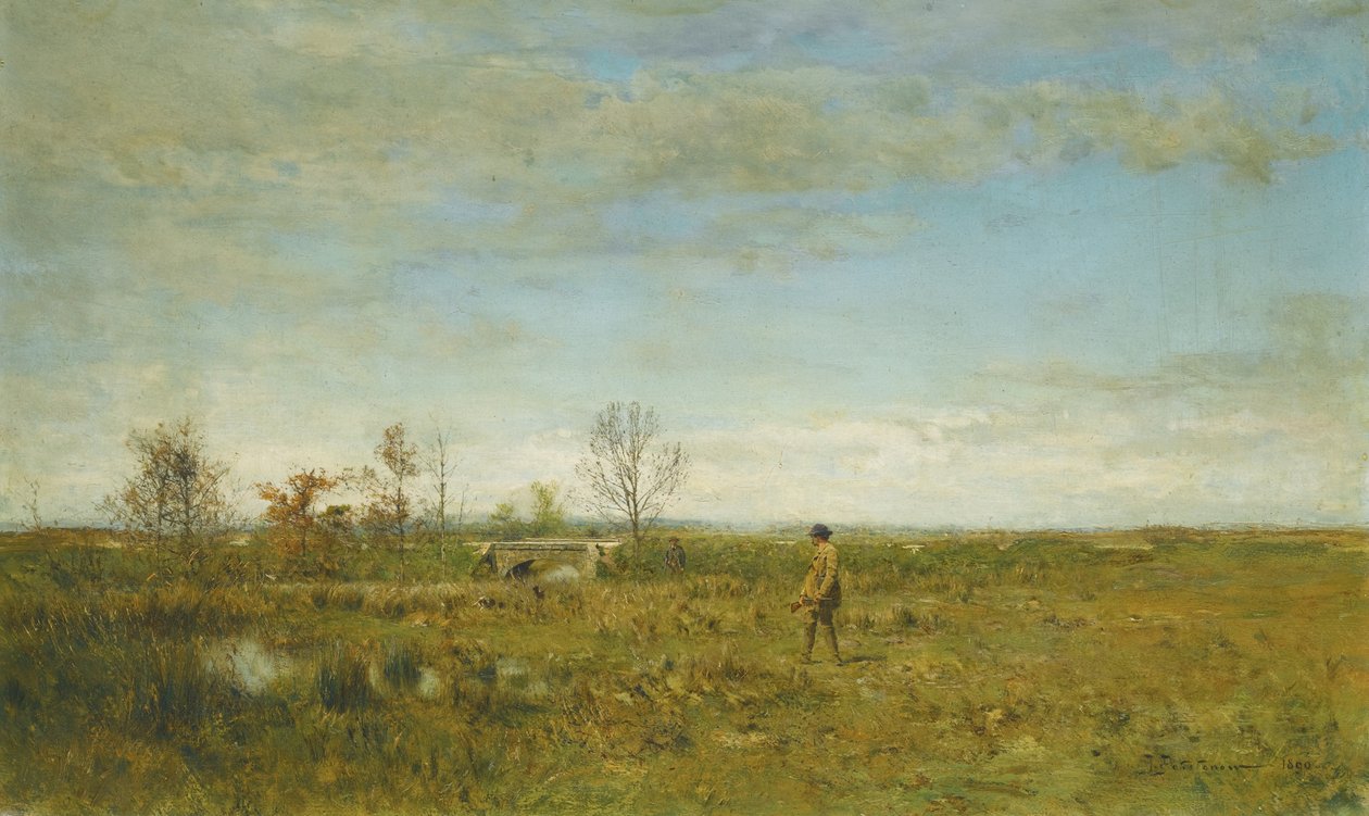 Cacciatori a Pont Long da Ivan Pavlovich Pokhitonov