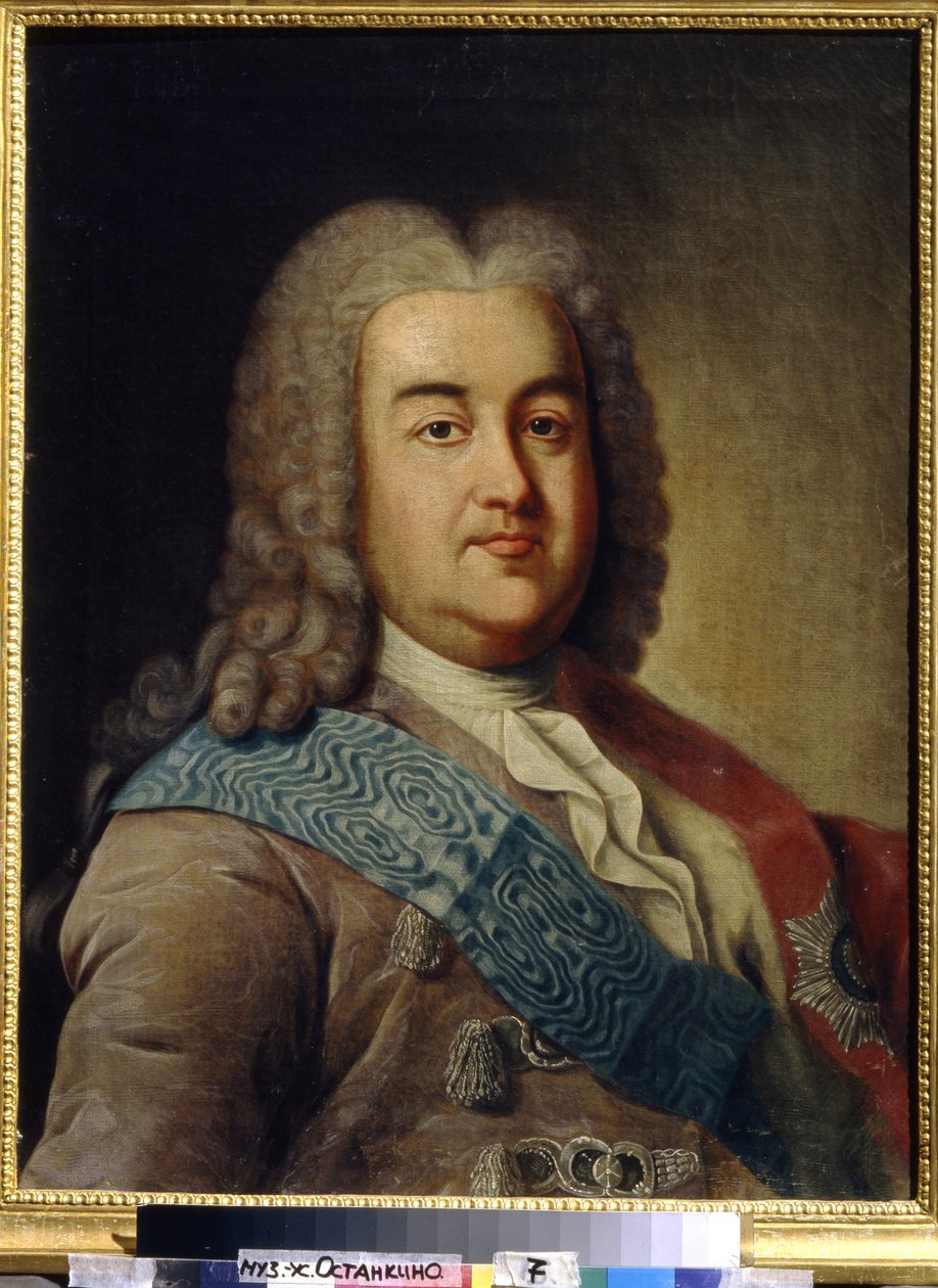 Ritratto del principe Alexis Mikhailovich Tcherkasski da Ivan Petrovich Argunov