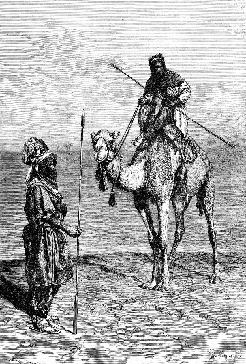Tuareg in viaggio, Nord Africa, 1895 da Ivan Pranishnikoff