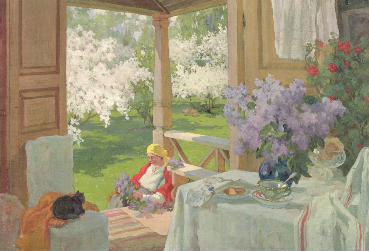 Nella casa di campagna da Ivan Silych Goriuschkin-Sorokopudov