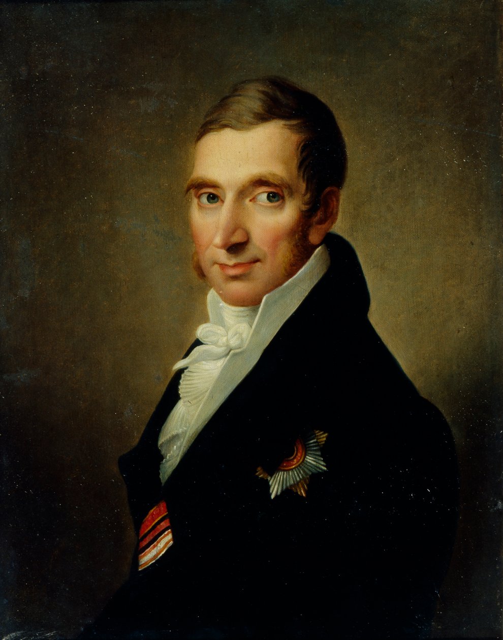 Ritratto del medico Johann-Georg von Ruehl, 1823 da Ivan Vasilyevich Luchaninov