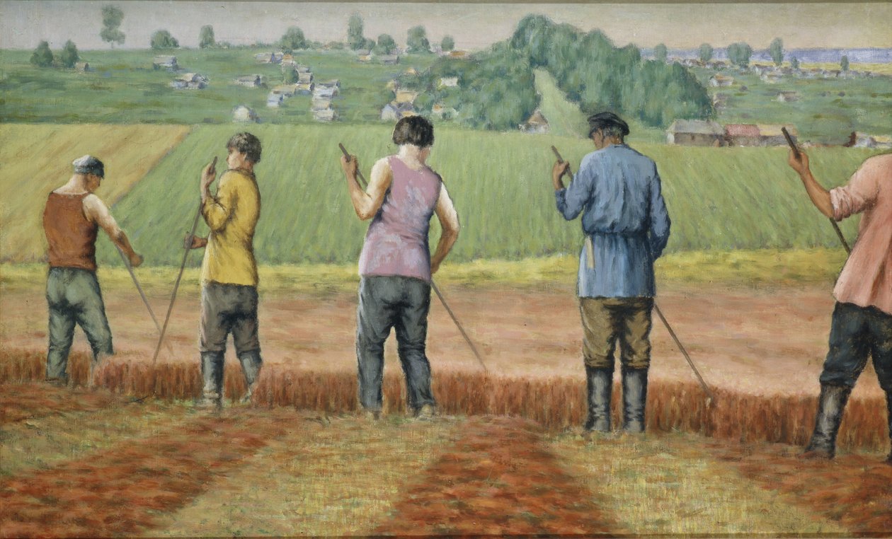 I Mietitori, 1930s da Ivan Vassilyevich Klyun