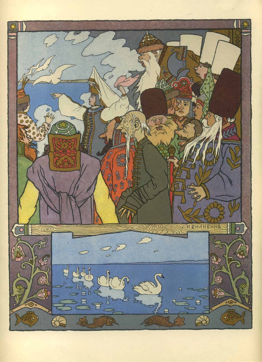 Ivan Tsarevich e la principessa rana, 1901 da Ivan Yakovlevich Bilibin