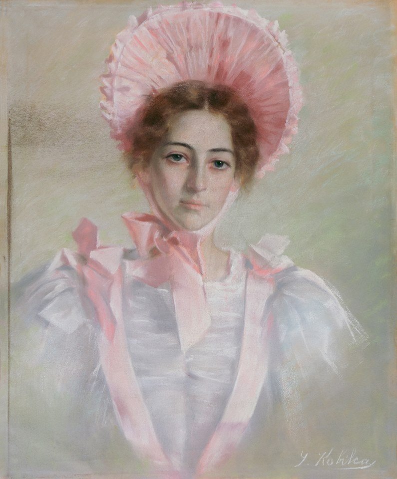 Ritratto di Alma Souvan da Ivana Kobilca