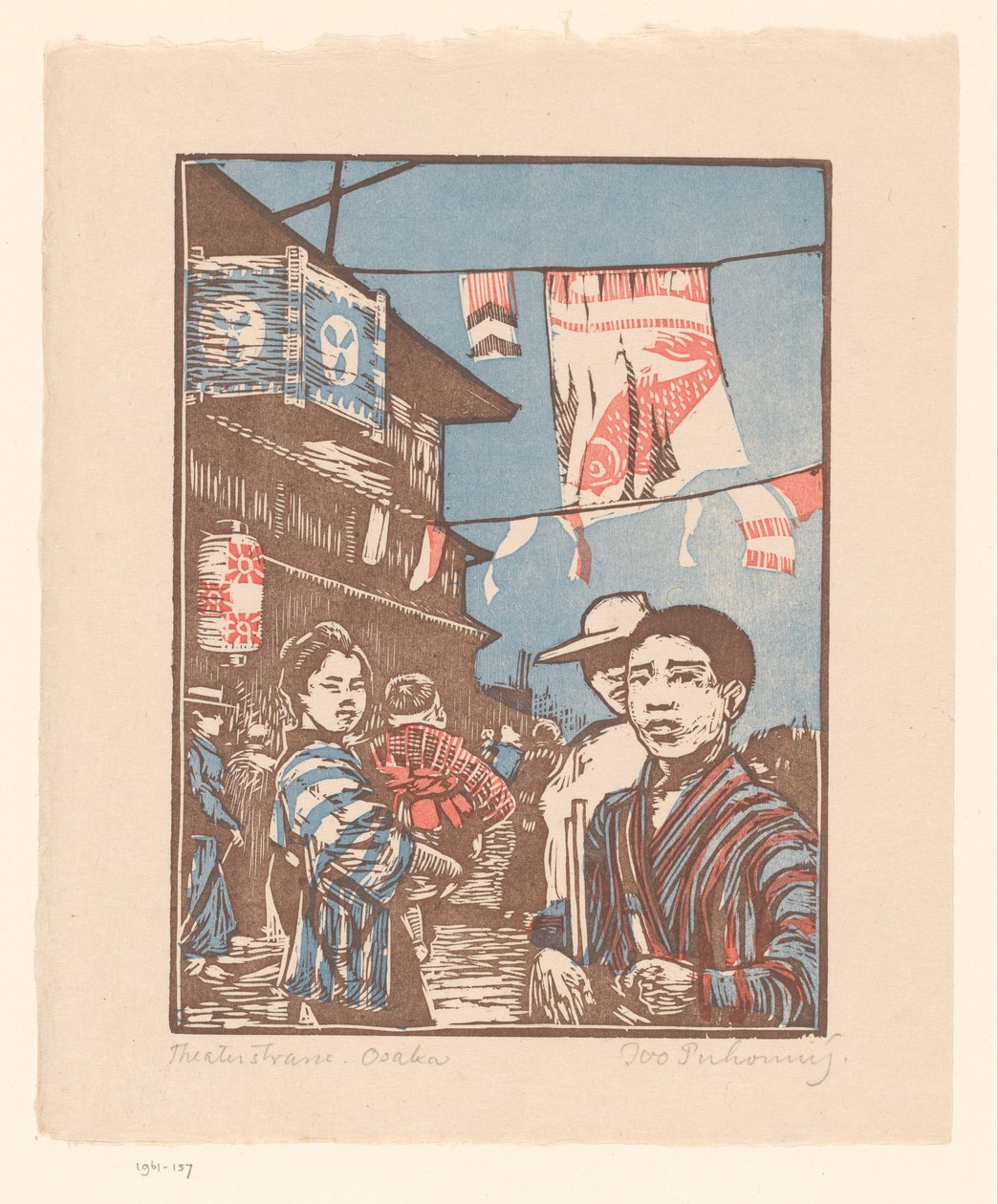 Vista su Dōtonbori a Osaka da Ivo Puhonny (signed by artist)