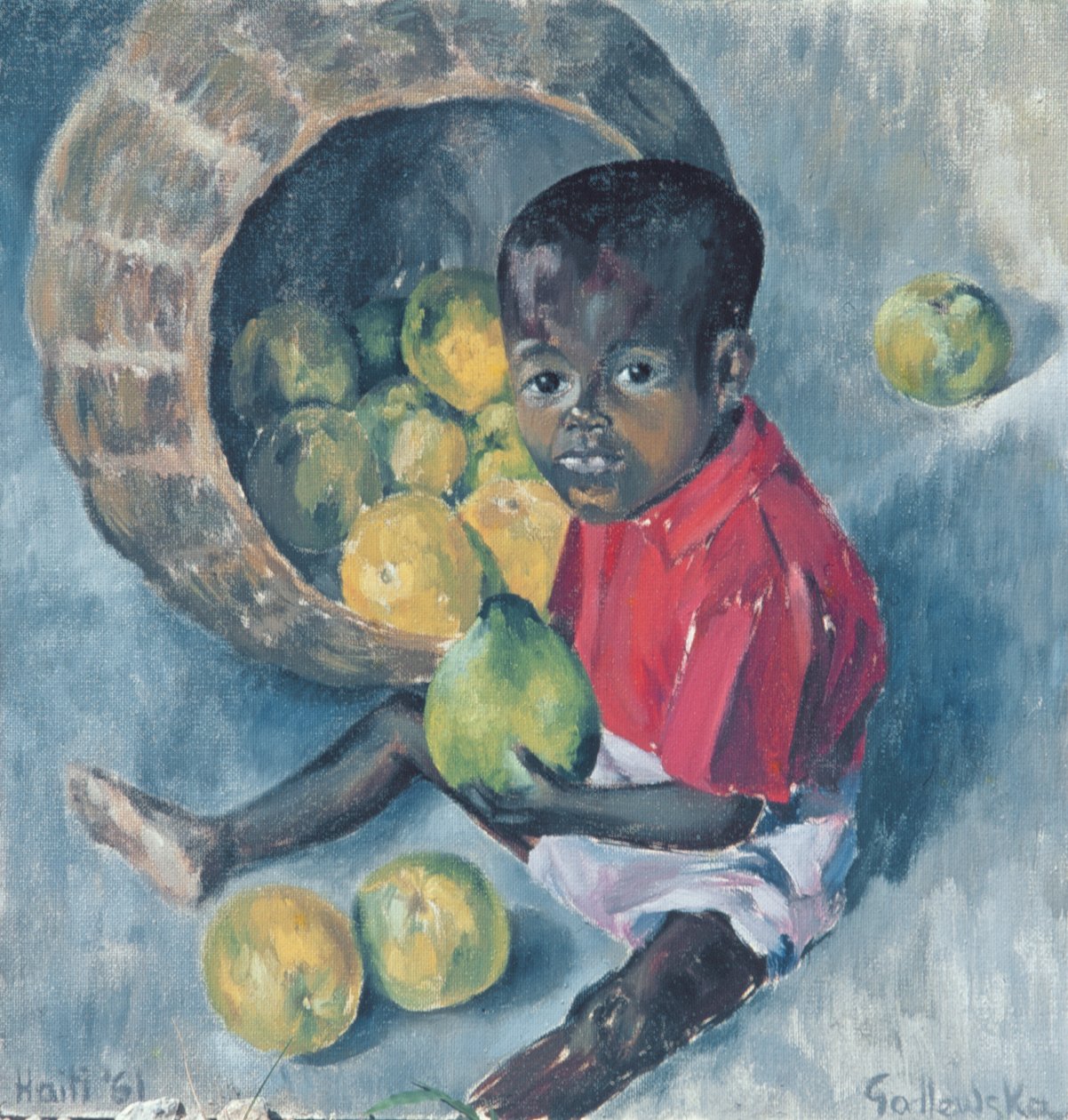 Fito, figlio gemello di Abel, Haiti, 1961 da Izabella Godlewska de Aranda