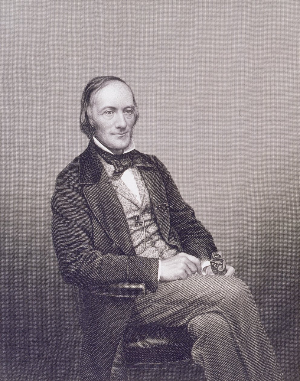 Professor Owen, dalla Galleria dei Ritratti del Salotto di Personaggi Eminenti, 1861 da J. and C. Watkins