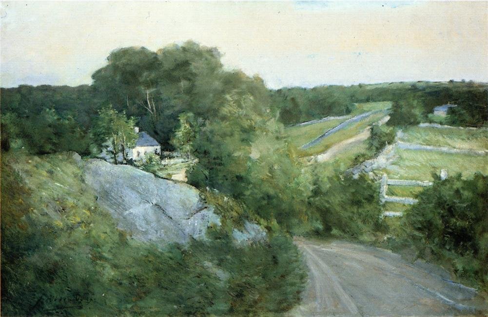 Colline verdi e terreni agricoli da J. Alden Weir