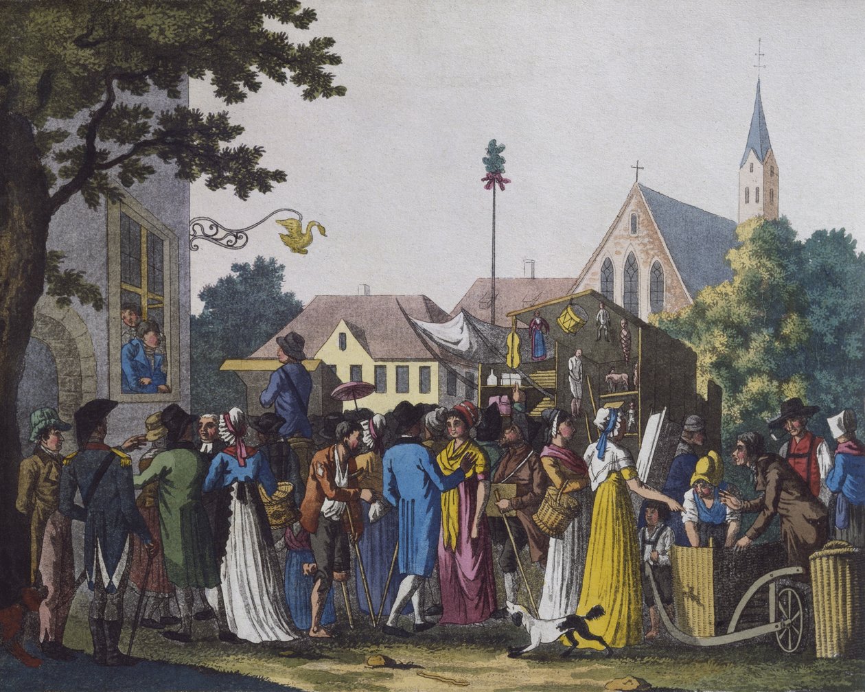 Mercato, 1810 da J. B. Wunder