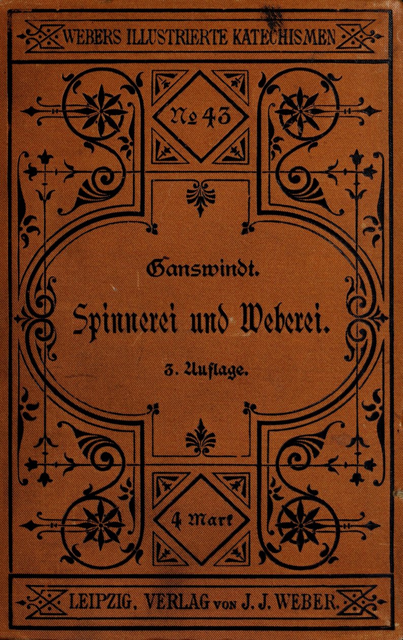 Copertina del n. 43 della serie Webers Illustrierte Katechismen da J. J. Weber