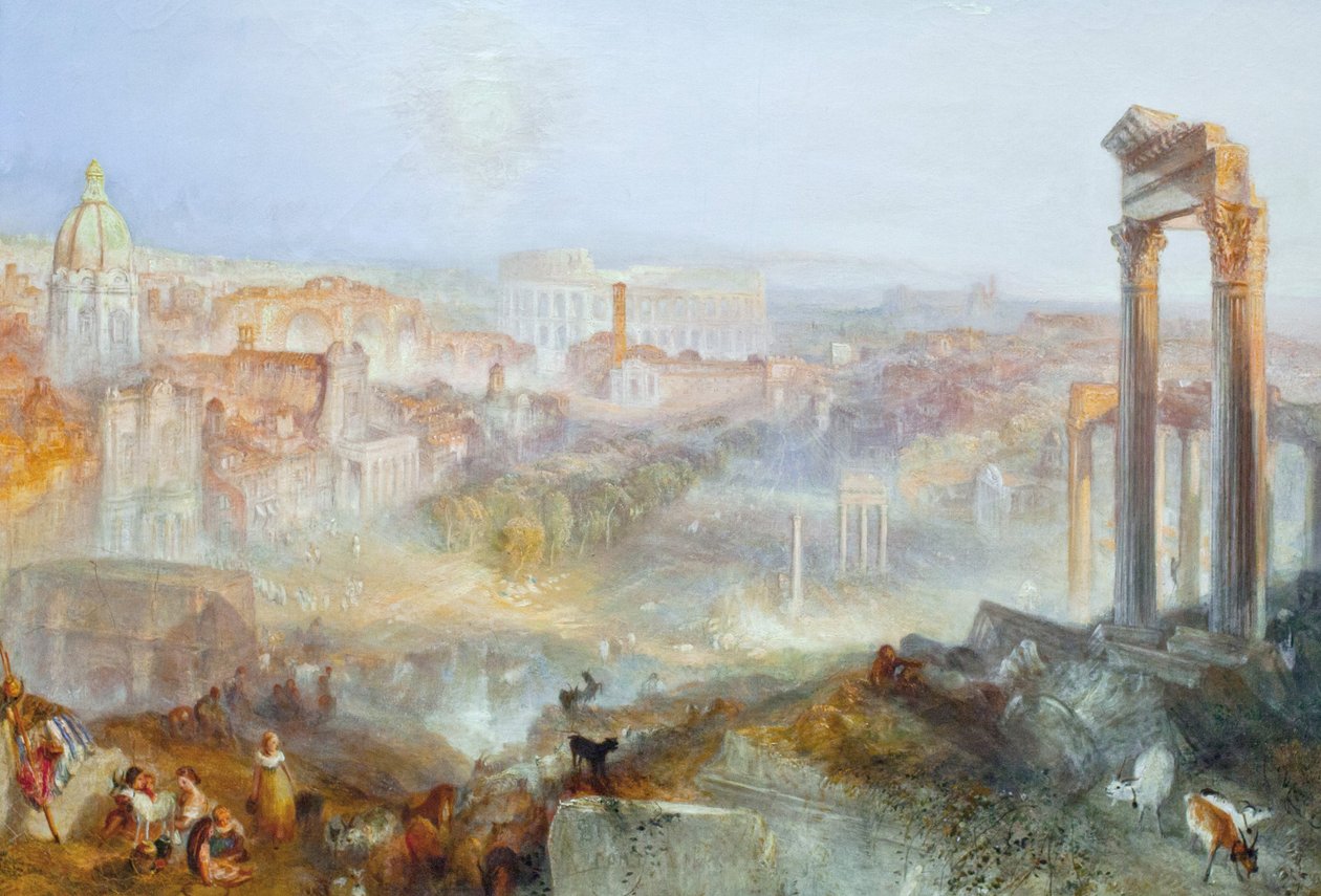 Roma Moderna - Campo Vaccino da Joseph Mallord William Turner