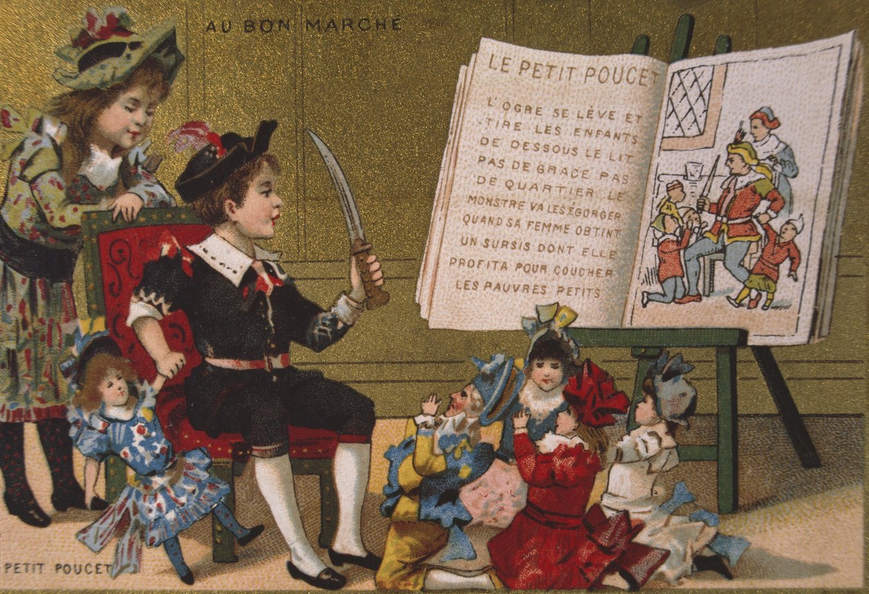 Pollicino, pubblicità per il grande magazzino Au Bon Marche, c.1900 da J. Minot