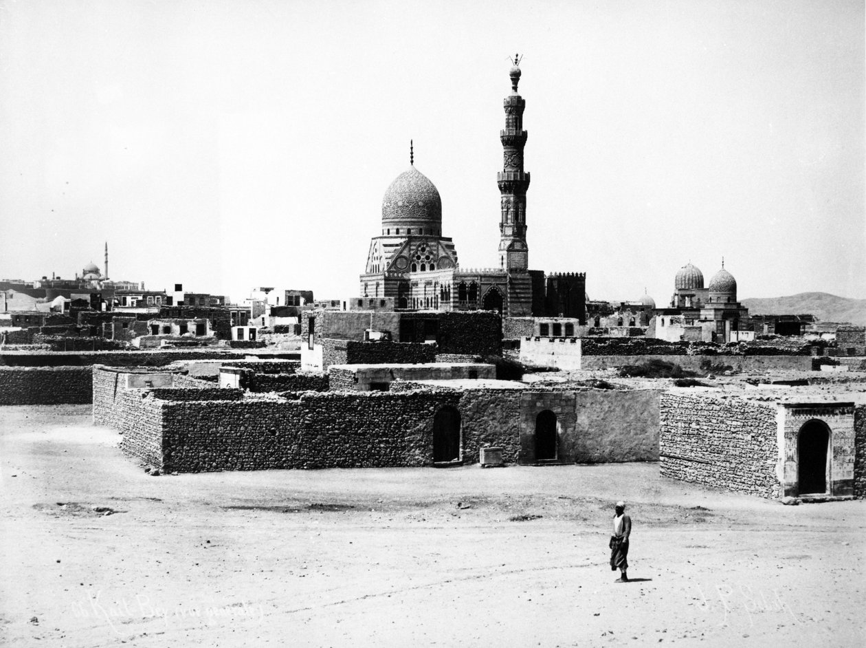 Moschea di Qaytbay, Il Cairo, c.1880 da J. Pascal Sebah