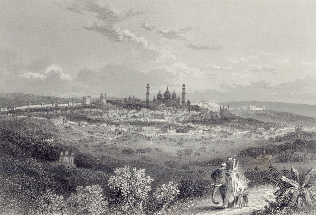 Delhi, inciso da Edward Paxman Brandard (1819-98) c.1860 da John Ramage