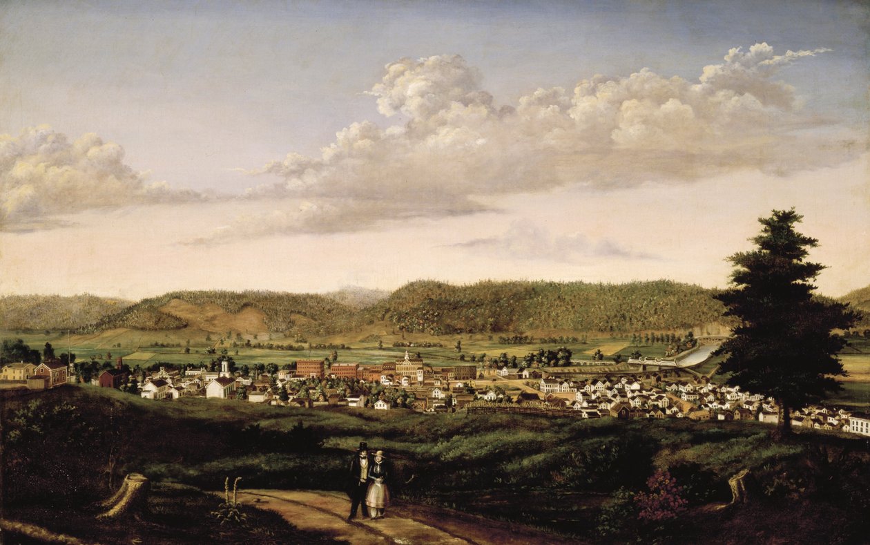 Scena di Corning, New York da J. S. Jennings