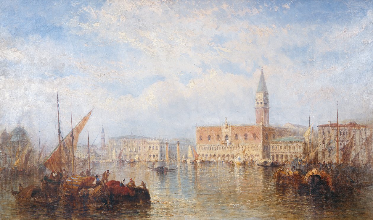 Veduta del Palazzo Ducale, Venezia da J. Vivian