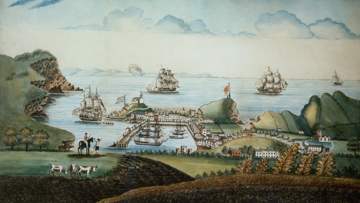 Veduta di Ilfracombe, Devon, 1842 da J Walters